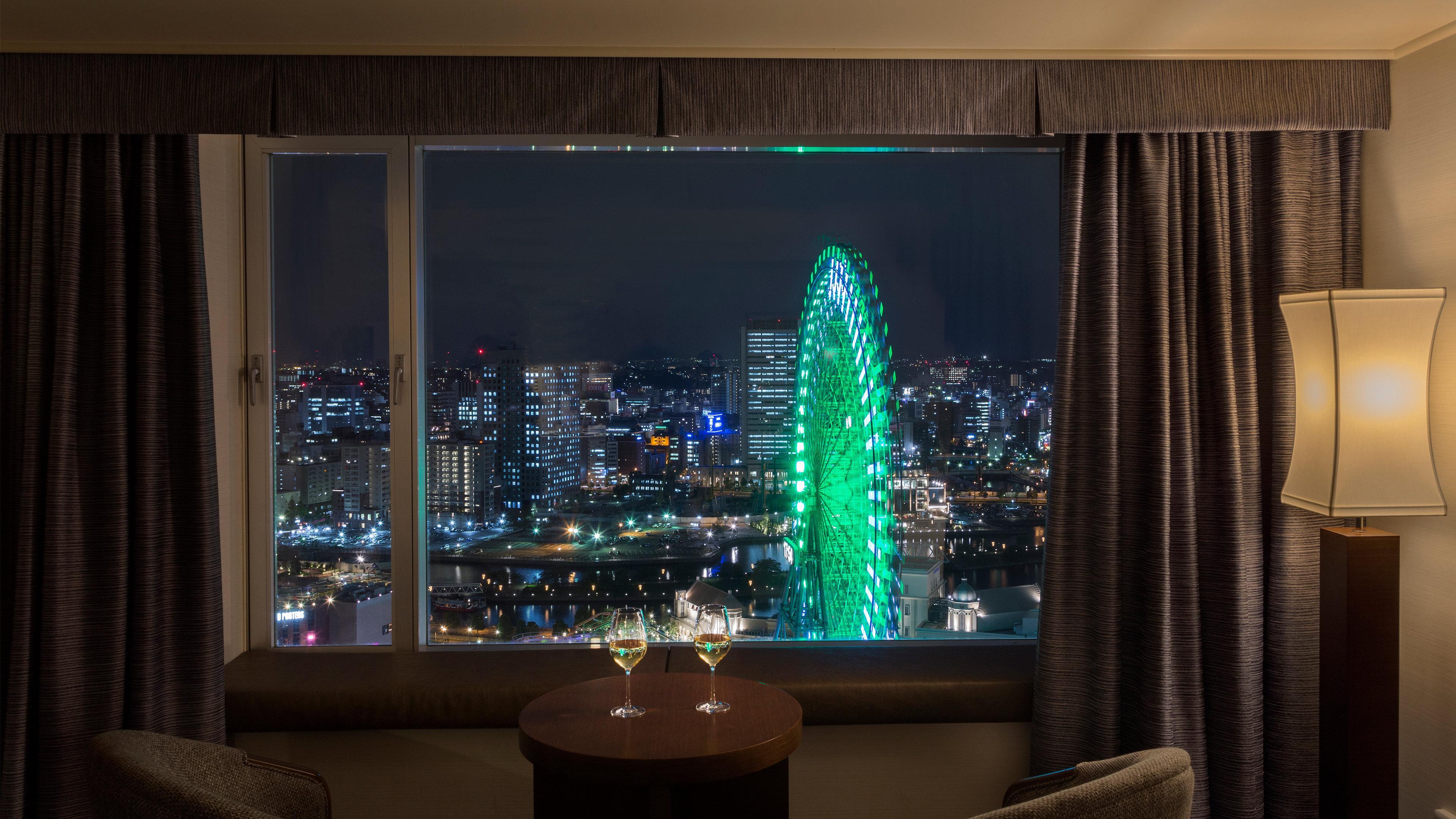 Intercontinental Yokohama Grand By Ihg Hotel Exterior photo View from a suite